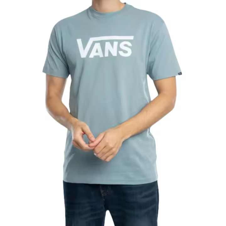 Camiseta Azul Vans Classic Citadel Manga Corta Estilo Autentico Y Urbano - 1