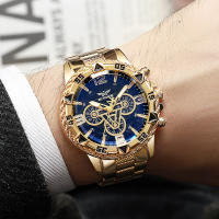 Reloj De Cuarzo Para Hombre Casual Moda Con Correa De Acero Sin Estuche Marca Yolako Material De La Correa Y Caso De Aleación - details 0