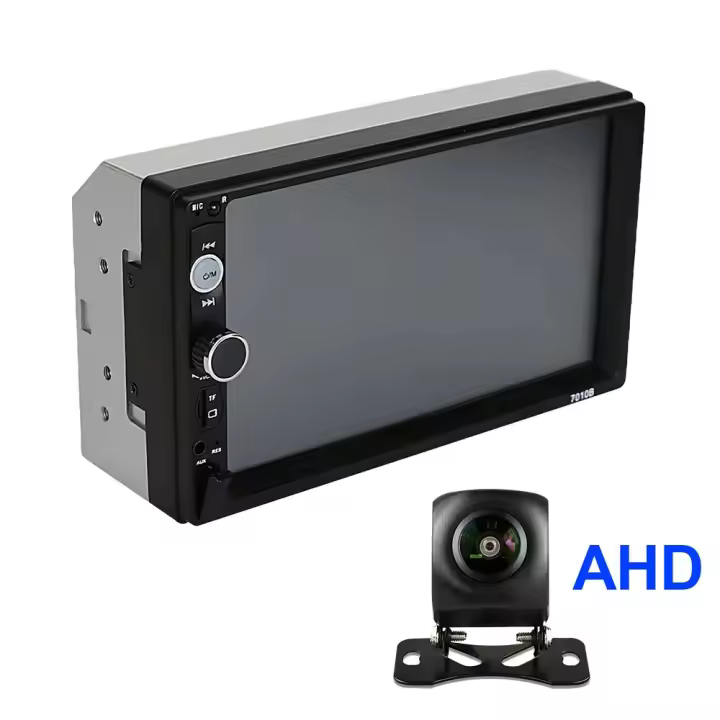 Radio De Coche 7 Pulgadas IPS 2 DIN Estéreo Con Wireless Carplay Y Android Auto MP5 Player Bluetooth USB FM Para Nissan - 1