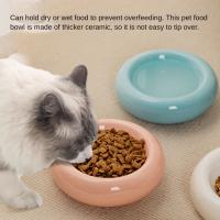 Tazón De Gato De Cerámica Antideslizante Dispensador De Alimentos Y Agua Divertido Y Bonito Para Mascotas En Casa - details 3