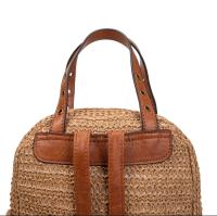 Mochila de Cuero PU y Papel de Rafia – Estilo Boho Chic para Primavera 2025| Disponible en dos colores - details 1