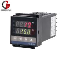 Controlador De Temperatura Digital PID REX-C100 Thermostat Con Salida SSR Relé Para Incubadora Termostato De Huevo 220V - details 4