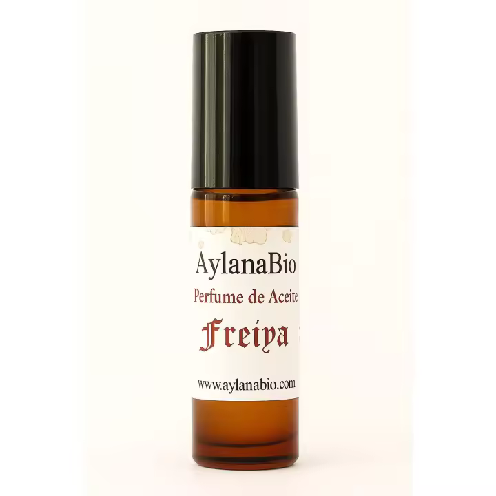 AylanaBio - Perfume de Aceite FREIYA | Colección Diosas | Aroma Místico y Sensual con Esencias Naturales | Jojoba BIO & Aceites Esenciales | Perfumado Natural y Artesanal - 1