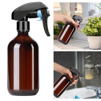 Botella De Rociador De 500ML Cuadrada Recargable Para Plantas Soluciones De Limpieza Cabello Jardinería Maquillaje Verde/marrón - details 16
