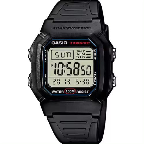 RELOJ CASIO W-800H-1AVES DE HOMBRE COLLECTION  DIGITAL - 1