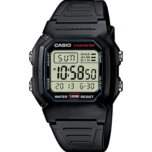 RELOJ CASIO W-800H-1AVES DE HOMBRE COLLECTION  DIGITAL - 1