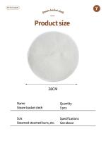 5Pcs Paño De Almohadilla De Técnica De Vapor Ecológico De Algodón Puro Para Cocina Tamaño 24/28/32CM Tapete Para Arroz Y Bun - details 1