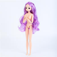 Muñeca De Juguete DIY Con Cabeza De Muñeca De Anime Larga Y Colorida Ojos Estelares Para Niñas Regalo De Vestir Muñeca De 1/6 - details 57