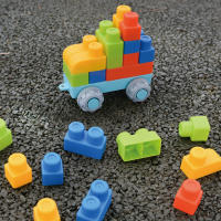 Juguete De Asamblea Para Niños Y Niñas Con Partículas Grandes De Goma Suave Bloques De Puzzle Para Cerebro Juguete Educativo Para Niños De 1 Año - details 0