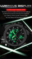 Reloj Deportivo Para Hombre SANDA Resistente Al Agua Con Alarma Reloj De Pulsera Cuarzo Digital Material De Correa De Silicona Estilo round - details 10