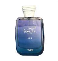 Perfume árabe hombre Hawas Ice de Rasasi 100ml,Fragancia masculina lujosa ,larga estela, duración ,Perfume Cítrico, acuático y aromático NOVEDAD - details 0