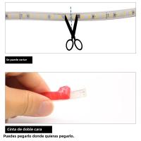 Tira De Luces LED 2835 IP67 Impermeable 120LEDs/m Flexible 1M 2M 3M 5M 10M 20M Calor Frío Blanco Para Iluminación Doméstica AC 220V 230V - details 3