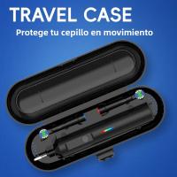 Cepillo De Dientes Eléctrico Recargable Con 6 Cabezas Y Estuche De Viaje 3 Modos Compatible Con Oral B Para Adultos - details 3