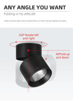 Luz De Techo LED Dimmable Tricolor Para Interiores 220V Decoración Para Cocina Pasillo Sala De Estar Luz Spot LED De Alta Potencia - details 1