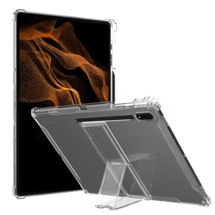 Funda De TPU Para Samsung Galaxy Tab S9 S8 plus 12.4 Soporte PC Cubierta Protectora Para S7 plus FE 12.4 S6 Lite 10.4 S9 11" A8 10.5 - 1