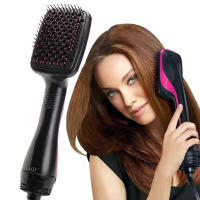 Peine Secador De Pelo Hot Air Paddle Cepillo Un Paso Volúmenizador De Pelo Viaje Cepillo De Almohadilla Profesional - details 1