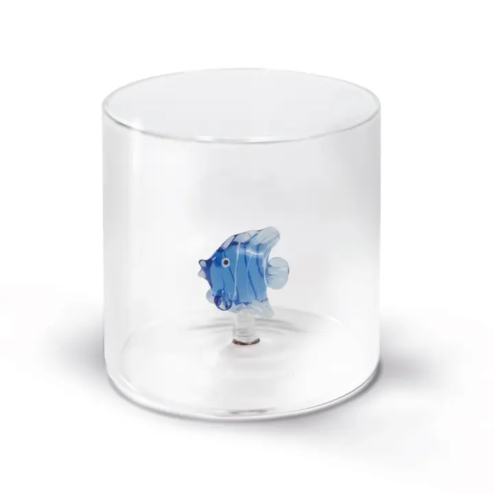 WD Estilo de vida vidrio borosilicato CC 250 ml azul pescado Decoración - 1