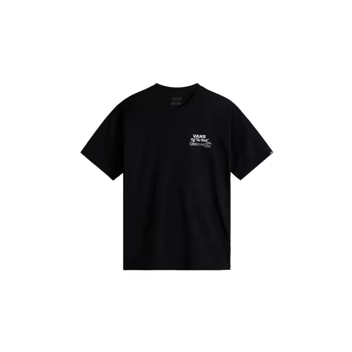 Camiseta Hombre Vans Wrenched Negra - Clásico Diseño de Algodón - 1