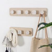 Perchero de pared Creative de Madera, Modern, sencillo y nórdico, decoración de entrada, Cinco - details 3