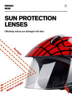 Casco De Motocross Para Niños Comodidad Y Seguridad Protección En Viajes En Motocicleta Adecuado Para Edades 3-9 Años Material ABS - details 8
