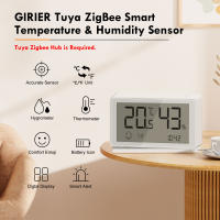 Sensor De Temperatura Y Humedad Inteligente Girier Tuya ZigBee Para Interior Medidor De Temperatura Y Humedad Piloto Integrado Compatible Con Alexa Y Google Assistant - details 0
