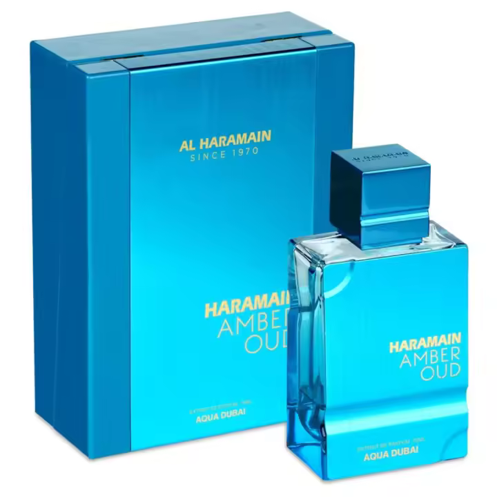 Al Haramain Amber Oud Aqua Dubai 75ML Extrait De Parfum Unisex – Frescura, Elegancia y Encanto Costero - 1