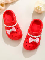 Zapatillas De Hadas Para Niñas Clogs Transpirables Con Accesorios De Lazo Zapatos De Jardín Antideslizantes Para La Playa Zapatillas De Verano Para Niñas - details 20