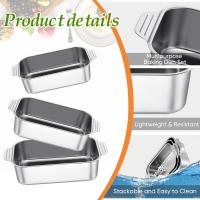 Horno Multifuncional De Acero Inoxidable Para Cocina Placa De Barbecue De Grado Alimenticio Antiadherente Con Fondo Plano Herramienta De Hornear - details 5