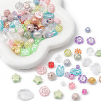 Cuentas De Acrílico Mixtas Al Por Mayor Para Joyería Hecha a Mano Pulseras Accesorios DIY Material De Cuentas Suelta Alrededor De 15-50 Pcs - details 4