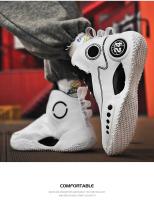 Nuevos Zapatos De Baloncesto Para Hombres 2024 Deportivos Transpirables Zapatillas De Atletismo Para Mujeres Entrenamiento Con Cordones Microfibra CANVAS Suela EVA Tamaño Medium - details 17
