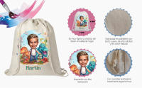 Kembilove Mochila infantil personalizada con caricatura - details 1