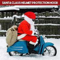Nueva Casco De Motocicleta 2024 Disfraz De Santa Claus Para Navidad Accesorio Divertido Y Loco Para Exteriores Material Poliéster Y Algodón - details 6