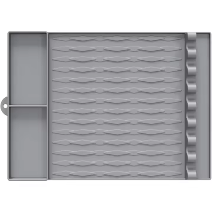 Alfombrilla de silicona para herramientas de cocina al aire libre, resistente al calor, soporte de almacenamiento de utensilios de barbacoa, almohadilla multiusos para utensilios de cocina - 1