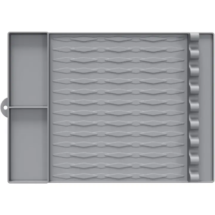 Alfombrilla de silicona para herramientas de cocina al aire libre, resistente al calor, soporte de almacenamiento de utensilios de barbacoa, almohadilla multiusos para utensilios de cocina - 1