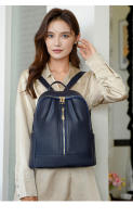 Mochila antirobo para Mujer, Cuero PU Bolso Casual,Impermeabilización,para Viaje Escuela Universidad - details 9
