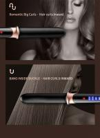 ROFAELEC 2 En 1 Rizador Y Liso Profesional Con Pantalla LED Ión Negativo Herramienta De Belleza Para Cabello Térmico Control Digital Dual Voltaje - details 10