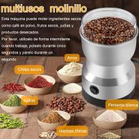 Molinillo de Café Eléctrico Molinillo de 200W Molinillo Eléctrico de Café 300ml Molinillos de Especias para Molinillo Semillas Especias Secos(Plata) - details 9
