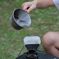 Boquilla De Café De Acero Inoxidable Para Exteriores Accesorio De Derrame De Café Para Camping Sierra Cup Sin Desplazamiento - details 12