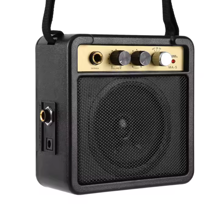 Mini Amplificador De Guitarra TOP Con Clip De Almohadilla Accesorios Para Guitarra Eléctrica Y Acústica Parte Del Amplificador - 1