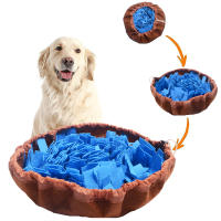 Pad De Olfateo Para Perros De Terciopelo Lavable Y Plegable Juego Lento De Alimentación Tapete De Entrenamiento Para Perros Interactivo - details 0
