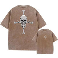 Camiseta Hip Hop Retro Lavada Streetwear Anime Impresión Estilo Graphic Verano 100% Algodón Unisex Hombre Mujer Tops Tees Y2K - details 3