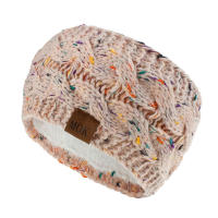 Diadema De Punto Para Mujer Invierno Cálido Lana Tejida Calentador De Orejas Cross Knot Turban Accesorios De Cabello Unisex - details 34