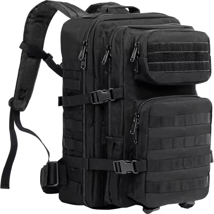 Mochara táctica Militar de 40 litros, Bolsa de Asalto de gran capacidad, equipada para Uso Militar, Kit de emergencia de 3 Días, senderismo, camping y Actividades al Aire Libre - 1