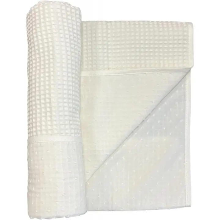 Danielstore Manta Colcha de Verano para Bebe Recien Nacido, Cochecito o capazo. Mantas Infantiles Multiusos Reversible - 1