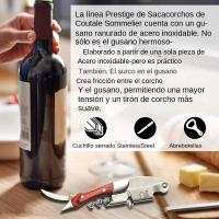 Abrepuertas Multifuncional Creativo De Acero Inoxidable Para Cerveza Y Vino Cuchillo De Vino Rojo Abrebotellas Ecológico - details 2