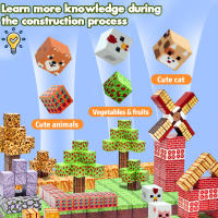 Juego De Bloques Magnéticos Para Niños Y Niñas Set De Cubos Sensoriales STEM Montessori Posibilidades Infinitas De Construcción Regalo Para Bebés - details 3