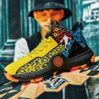 Zapatos De Baloncesto Para Hombres De Alta Calidad Antideslizantes Y Transpirables Zapatillas De Moda Para Mujeres Y Niños Deportivas De Entrenamiento Al Aire Libre Con Suela De Goma Talla Verdadera - details 17