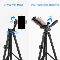 NA3560 Trípode Para Teléfono Móvil Profesional 55 Pulgadas Soporte De Fotografía Y Grabación De Video Para Xiaomi HUAWEI iPhone Gopro Con Remote Selfie Material De Aluminio - details 5