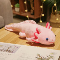 Muñeco De Peluche De Salamandra De 45cm Simulación De Dinosaurio Ambystoma Muñeco De Peluche Kawaii Axolotl Regalo Para Niños - details 1