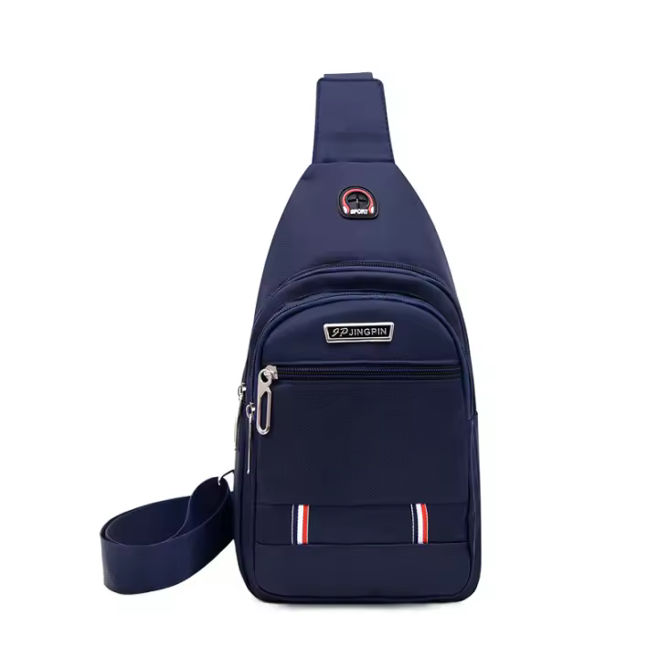 Bolsa de mensajero de un hombre Bolsa de pecho Unisex Lienzo Ocio - 1